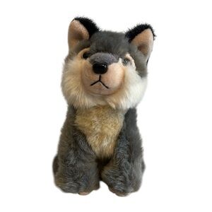 Wildlife Artists Plush Wolf Gray 7”